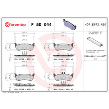 Load image into Gallery viewer, KT04450 Brembo Low-Met Brake Pad and UV Coated Solid  Brake Disc Kit Brembo Brake Canada