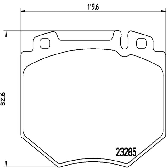 P50048 Brembo Premium Low-Met OE Equivalent Pad Brembo Brake Canada
