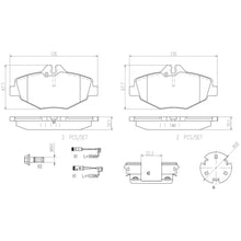 Load image into Gallery viewer, P50049N Brembo PRIME Ceramic Disc Brake Pad Set Brembo Brake Canada
