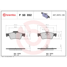 Charger l'image dans la galerie, KT04405 Brembo Low-Met Brake Pad and UV Coated Solid  Brake Disc Kit Brembo Brake Canada