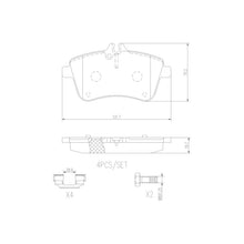 Load image into Gallery viewer, P50057N Brembo PRIME Ceramic Disc Brake Pad Set Brembo Brake Canada