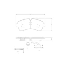 Load image into Gallery viewer, P50059N Brembo PRIME Ceramic Disc Brake Pad Set Brembo Brake Canada