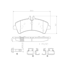 Load image into Gallery viewer, P50060N Brembo PRIME Ceramic Disc Brake Pad Set Brembo Brake Canada