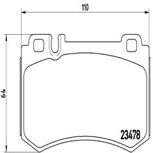 Load image into Gallery viewer, P50061 Brembo Premium Low-Met OE Equivalent Pad Brembo Brake Canada