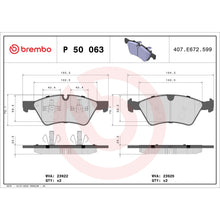 Load image into Gallery viewer, P50063 Brembo Premium Low-Met OE Equivalent Pad Brembo Brake Canada