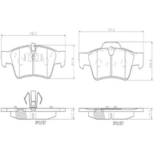 Load image into Gallery viewer, P50064N Brembo PRIME Ceramic Disc Brake Pad Set Brembo Brake Canada