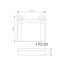 Load image into Gallery viewer, P50066N Brembo PRIME Ceramic Disc Brake Pad Set Brembo Brake Canada