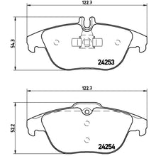Load image into Gallery viewer, P50068X Brembo XTRA Low-Met Disc Brake Pad Set Brembo Brake Canada