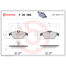 Load image into Gallery viewer, P50068 Brembo Premium Low-Met OE Equivalent Pad Brembo Brake Canada