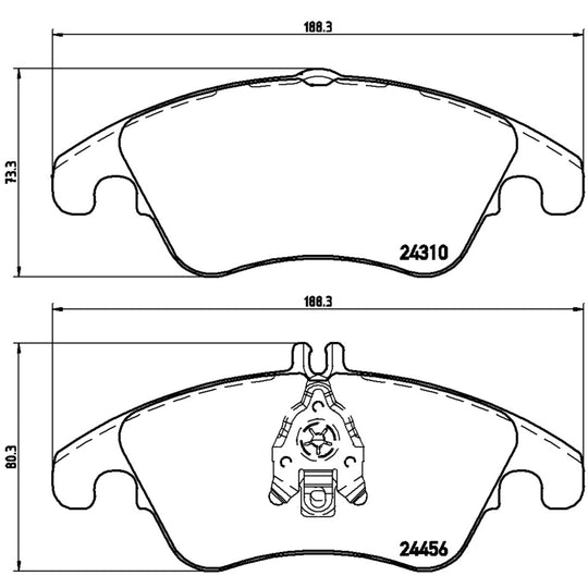 P50069X Brembo XTRA Low-Met Disc Brake Pad Set Brembo Brake Canada