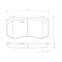 Load image into Gallery viewer, P50074N Brembo PRIME Ceramic Disc Brake Pad Set Brembo Brake Canada