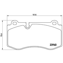 Load image into Gallery viewer, P50074X Brembo XTRA Low-Met Disc Brake Pad Set Brembo Brake Canada