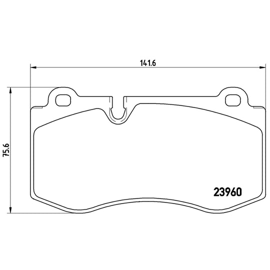 P50074X Brembo XTRA Low-Met Disc Brake Pad Set Brembo Brake Canada