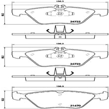 Load image into Gallery viewer, P50075 Brembo Premium Low-Met OE Equivalent Pad Brembo Brake Canada