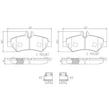 Load image into Gallery viewer, P50084N Brembo PRIME Ceramic Disc Brake Pad Set Brembo Brake Canada