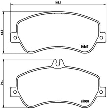 Load image into Gallery viewer, P50086 Brembo Premium Low-Met OE Equivalent Pad Brembo Brake Canada