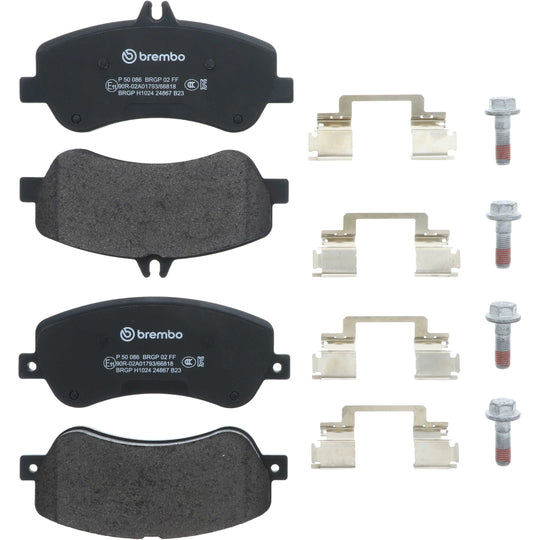 P50086 Brembo Premium Low-Met OE Equivalent Pad Brembo Brake Canada