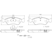 Load image into Gallery viewer, P50089N Brembo PRIME Ceramic Disc Brake Pad Set Brembo Brake Canada