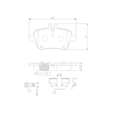 Load image into Gallery viewer, P50091N Brembo PRIME Ceramic Disc Brake Pad Set Brembo Brake Canada
