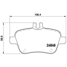 Load image into Gallery viewer, P50091X Brembo XTRA Low-Met Disc Brake Pad Set Brembo Brake Canada