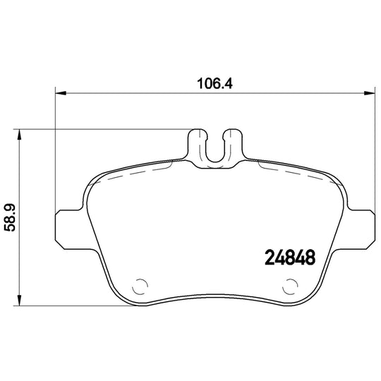 P50091X Brembo XTRA Low-Met Disc Brake Pad Set Brembo Brake Canada