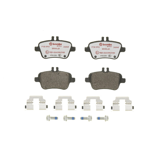 P50091X Brembo XTRA Low-Met Disc Brake Pad Set Brembo Brake Canada