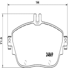 Load image into Gallery viewer, P50093 Brembo Premium Low-Met OE Equivalent Pad Brembo Brake Canada