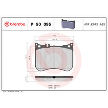 Charger l'image dans la galerie, P50095 Brembo Premium Low-Met OE Equivalent Pad Brembo Brake Canada