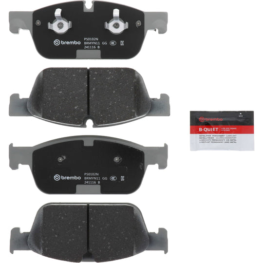 P50102N Brembo PRIME Ceramic Disc Brake Pad Set Brembo Brake Canada