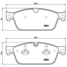 Load image into Gallery viewer, P50102X Brembo XTRA Low-Met Disc Brake Pad Set Brembo Brake Canada