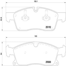 Charger l'image dans la galerie, P50108 Brembo Premium Low-Met OE Equivalent Pad Brembo Brake Canada
