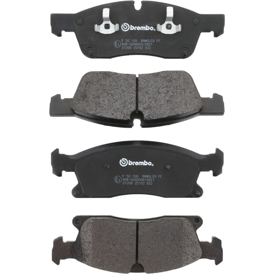 P50108 Brembo Premium Low-Met OE Equivalent Pad Brembo Brake Canada