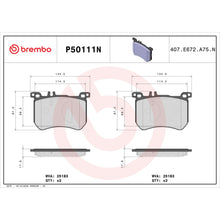 Load image into Gallery viewer, P50111N Brembo PRIME Ceramic Disc Brake Pad Set Brembo Brake Canada