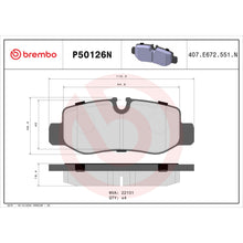 Load image into Gallery viewer, P50126N Brembo PRIME Ceramic Disc Brake Pad Set Brembo Brake Canada