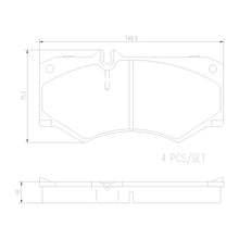 Load image into Gallery viewer, P50134N Brembo PRIME Ceramic Disc Brake Pad Set Brembo Brake Canada