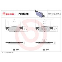 Load image into Gallery viewer, P50137N Brembo PRIME Ceramic Disc Brake Pad Set Brembo Brake Canada