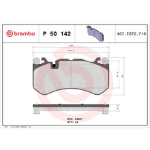 Load image into Gallery viewer, P50142 Brembo Premium Low-Met OE Equivalent Pad Brembo Brake Canada