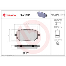 Load image into Gallery viewer, P50148N Brembo PRIME Ceramic Disc Brake Pad Set Brembo Brake Canada