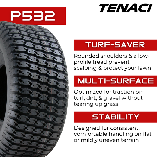TEN2295010-P532 22X9.50-10 4PR Tenaci Journey P532 Lawn & Garden Tenaci Journey Tires Canada