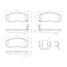 Load image into Gallery viewer, P54014N Brembo PRIME Ceramic Disc Brake Pad Set Brembo Brake Canada