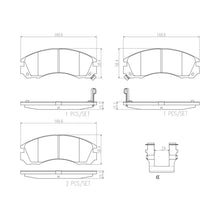 Load image into Gallery viewer, P54017N Brembo PRIME Ceramic Disc Brake Pad Set Brembo Brake Canada
