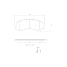 Charger l'image dans la galerie, P54029N Brembo PRIME Ceramic Disc Brake Pad Set Brembo Brake Canada