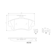 Load image into Gallery viewer, P54036N Brembo PRIME Ceramic Disc Brake Pad Set Brembo Brake Canada
