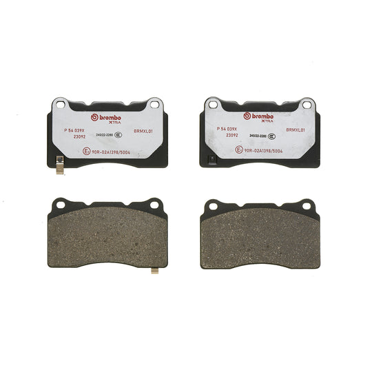 P54039X Brembo XTRA Low-Met Disc Brake Pad Set Brembo Brake Canada