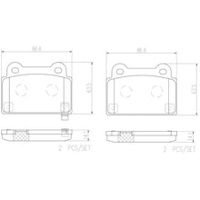 Load image into Gallery viewer, P54052N Brembo PRIME Ceramic Disc Brake Pad Set Brembo Brake Canada