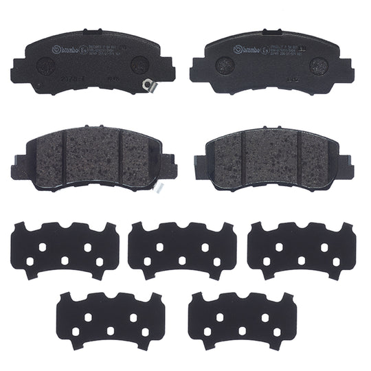 P54061 Brembo Premium Low-Met OE Equivalent Pad Brembo Brake Canada