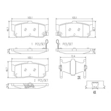 Load image into Gallery viewer, P56029N Brembo PRIME Ceramic Disc Brake Pad Set Brembo Brake Canada