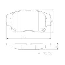 Load image into Gallery viewer, P56050N Brembo PRIME Ceramic Disc Brake Pad Set Brembo Brake Canada
