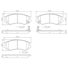 Load image into Gallery viewer, P56055N Brembo PRIME Ceramic Disc Brake Pad Set Brembo Brake Canada