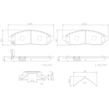 Load image into Gallery viewer, P56059N Brembo PRIME Ceramic Disc Brake Pad Set Brembo Brake Canada